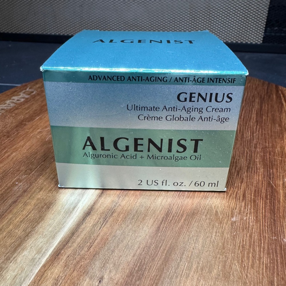 Algenist GENIUS Ultimate Anti-Aging Cream 2oz 60ml Alguronic Acid Microalgae Oil